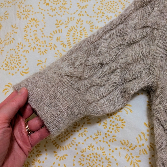 COS Cable Knit Mohair Sweater - XS - Picture 3 of 8